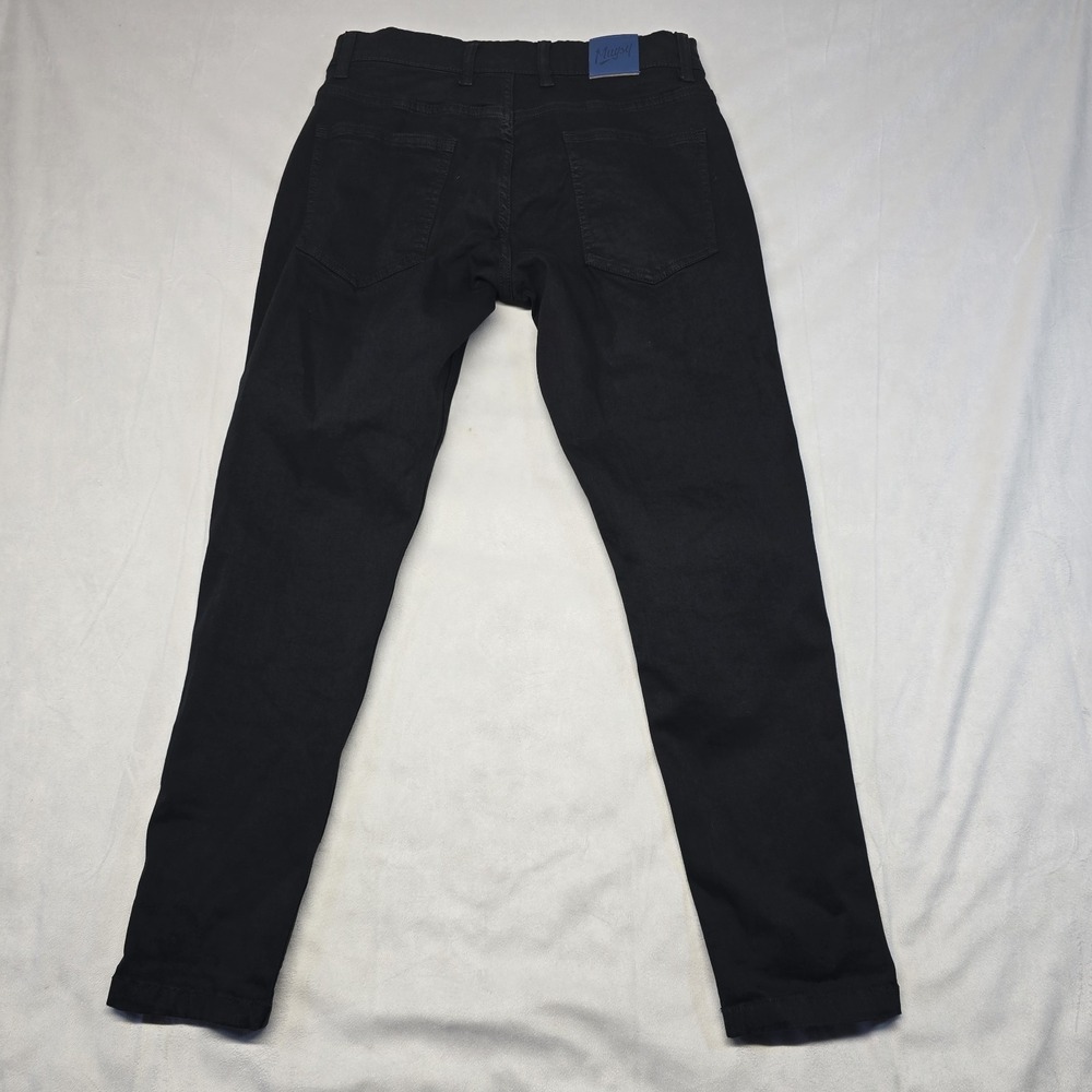 Mugsy Squid Ink Tapered Jeans Men Size 30x28 Actual Fit Black - Picture 9 of 10